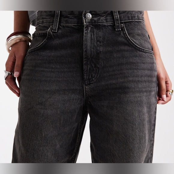 ASOS DESIGN baggy jeans in washed black 30 x 34 - Picture 2 of 8